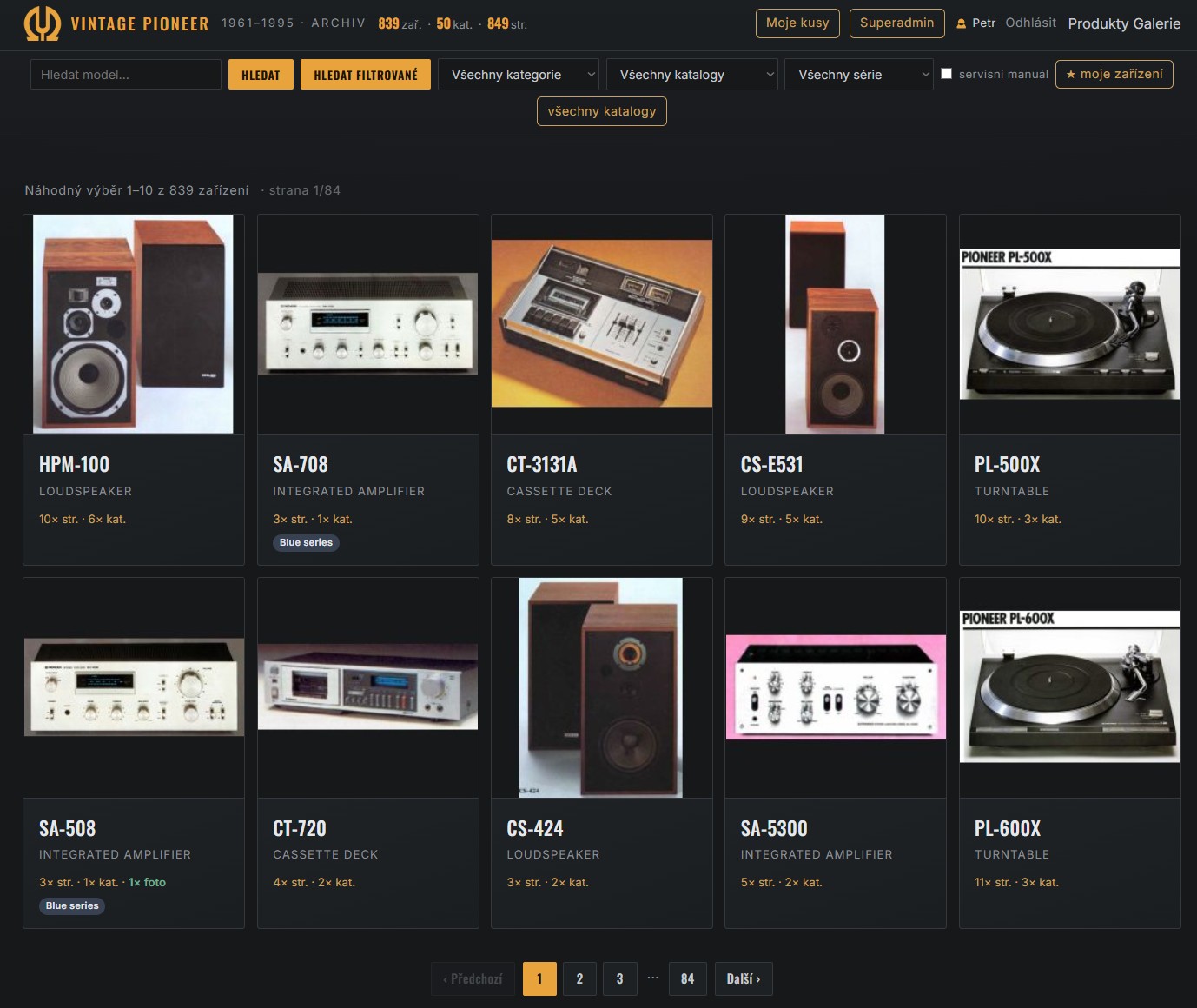 Preview: product database